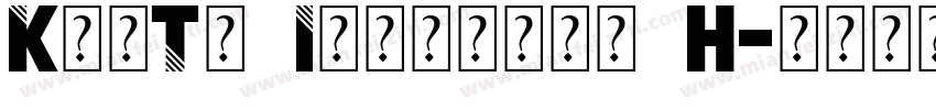KaiTi Identity H字体转换
